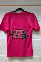 Load image into Gallery viewer, Pink ‘Express Yourself’ T-Shirt Child
