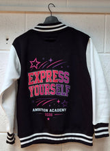Load image into Gallery viewer, Black ‘Express Yourself’ Jacket Adult
