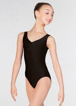 Load image into Gallery viewer, Ruched Front Leotard Black

