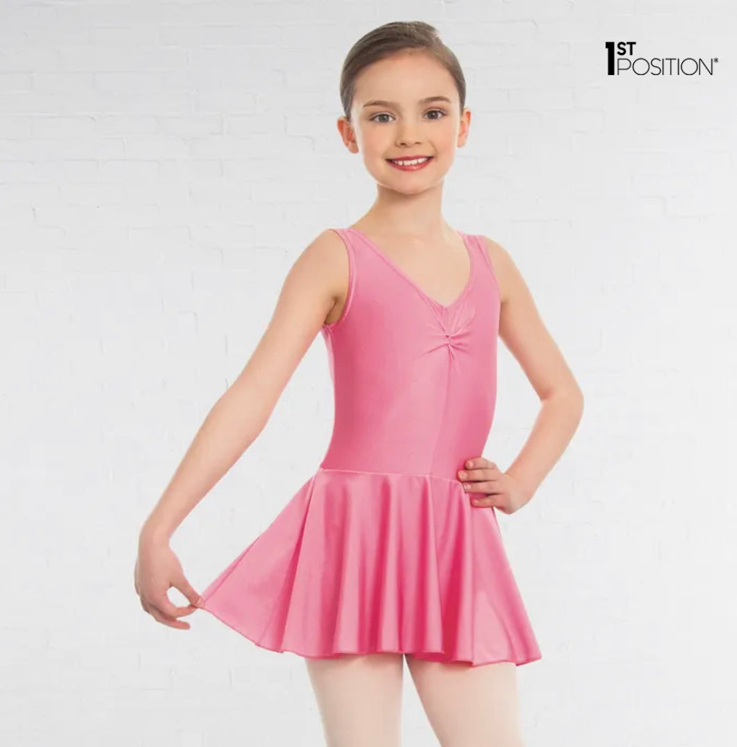 Pink Skirted Leotard