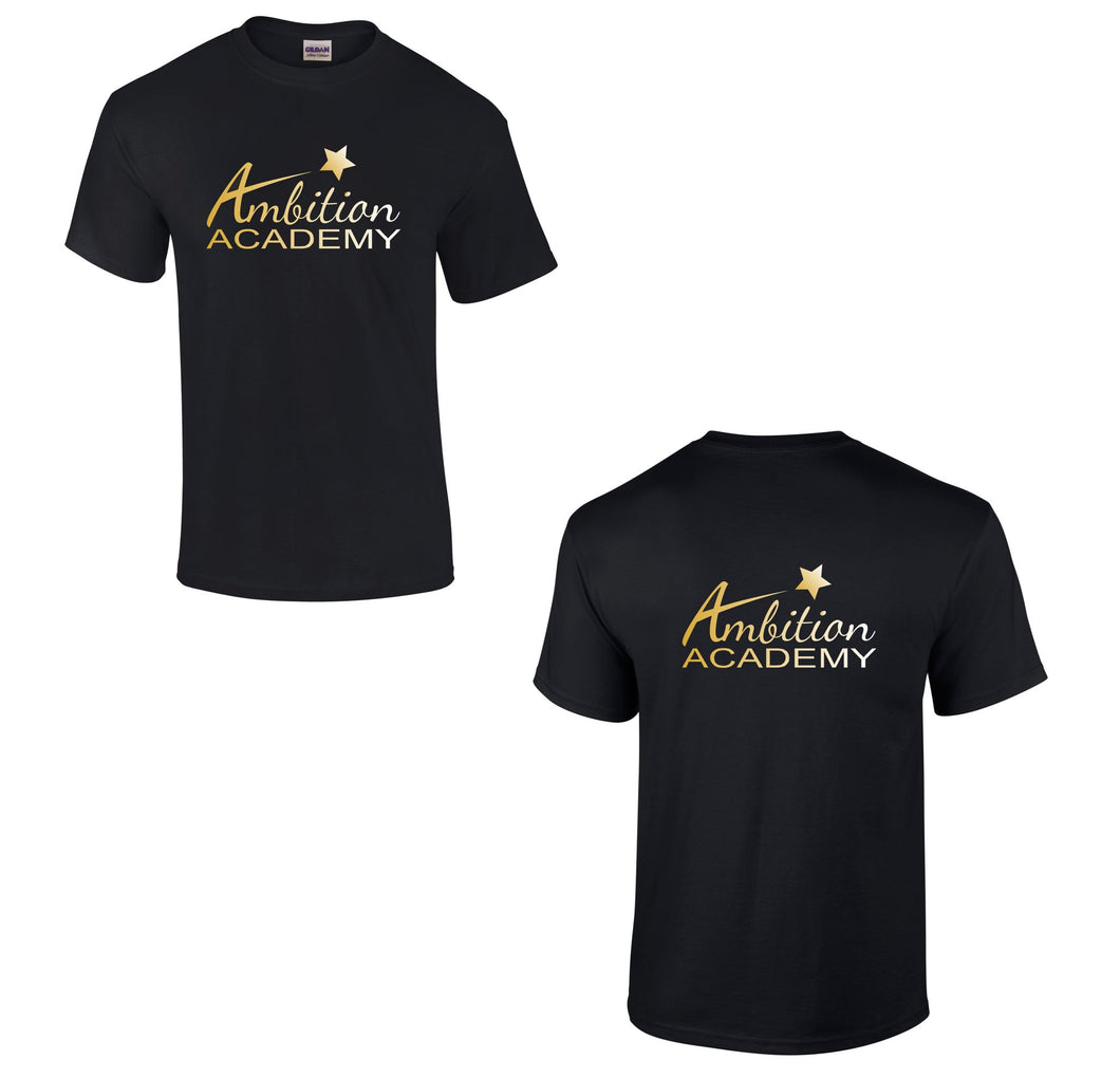 Ambition Black & Gold Short Sleeve T-Shirt